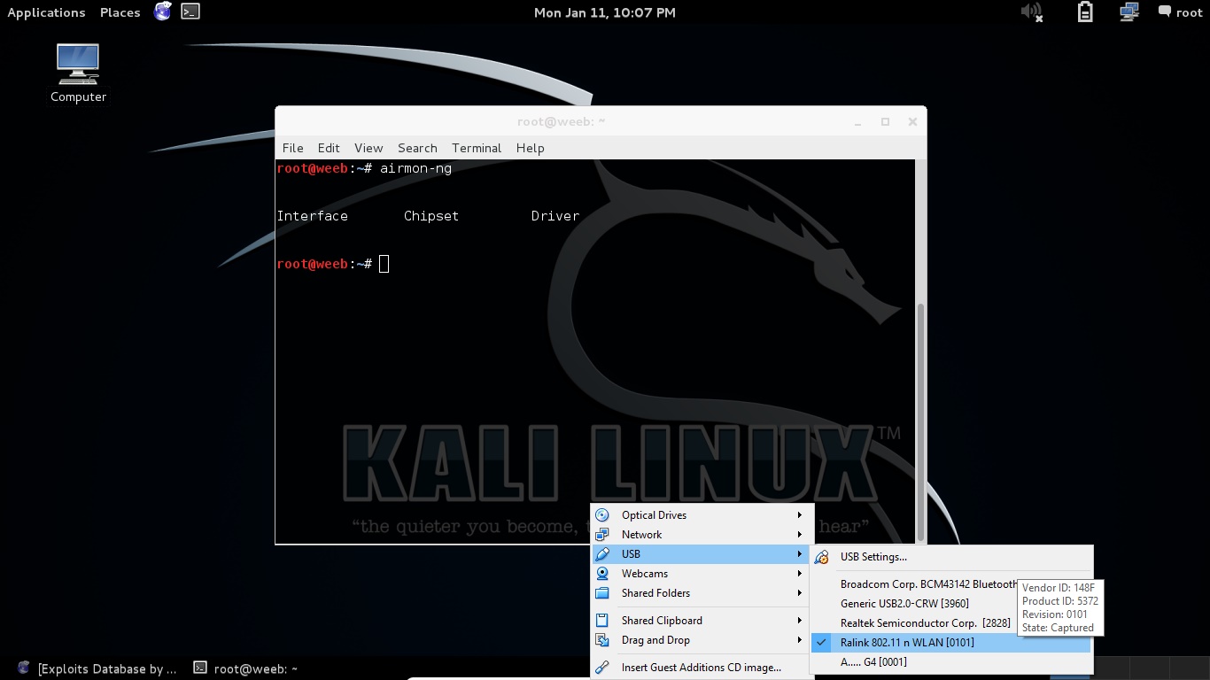 How To Install Usb Wifi Adapter On Kali Linux Iso
